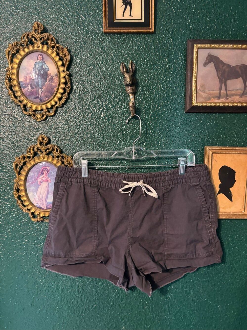 Vuori Gray Ripstop Shorts Size Large